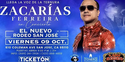 Zacar\u00edas Ferreira en Concierto \u2013 San Jos\u00e9