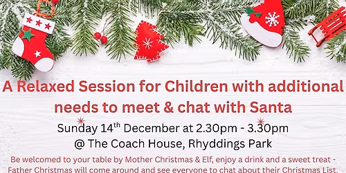 A Relaxed Session for Children with additional needs