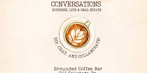 Coffee & Convo @Grounded Coffee New Lenox