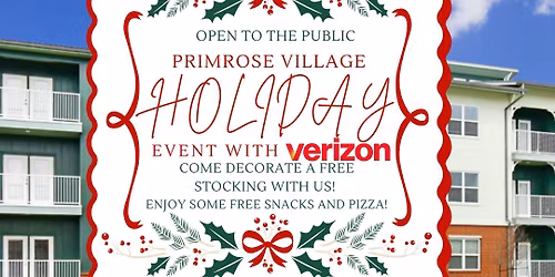 Holiday Event at Primrose Village!