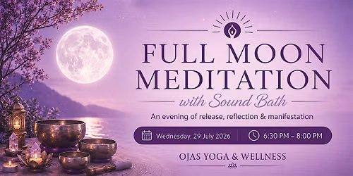Full Moon Meditation with Sound Bath