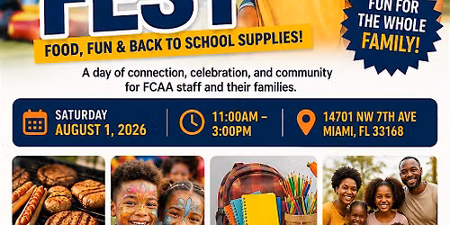 1st Annual FCAA Family Fest