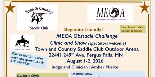 MEOA @ Town and Country Saddle Club-Fergus Falls