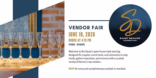 Savoy Denver Vendor Fair