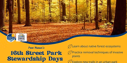 16th Street Park Stewardship Days