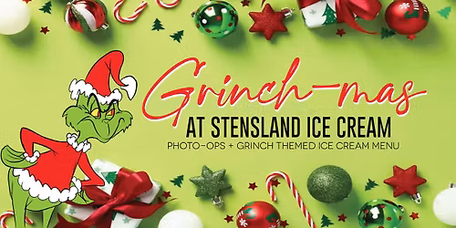 Grinch-mas at Stensland Ice Cream