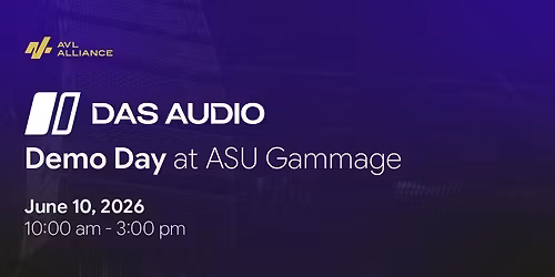 DAS Audio Demo Day at ASU Gammage