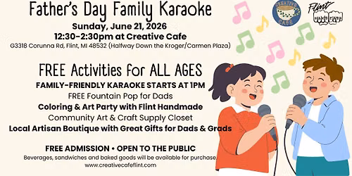 Father's Day Family Karaoke at Creative Cafe