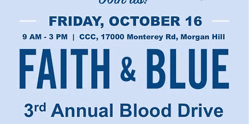 Faith & Blue Blood Drive