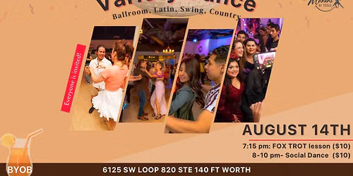 Variety Dance Party - August 14th (Fox Trot Lesson)