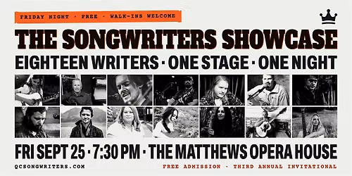 Queen City Songwriters Invitational | The Songwriters Showcase