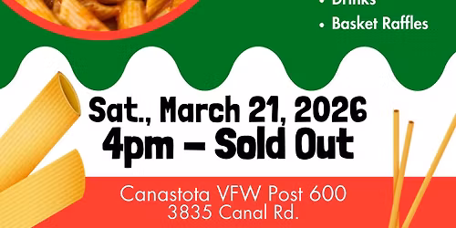 C.I.A.O.'s Pasta Fundraiser Dinner