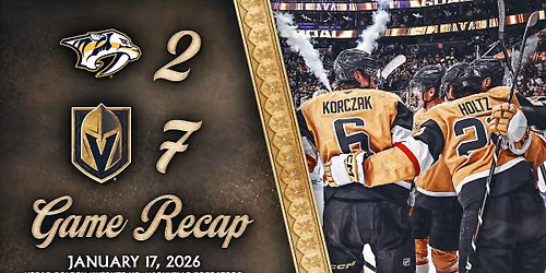 Nashville Predators vs. Vegas Golden Knights