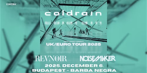 COLDRAIN - UK\/EU Tour 2025 -  Budapest