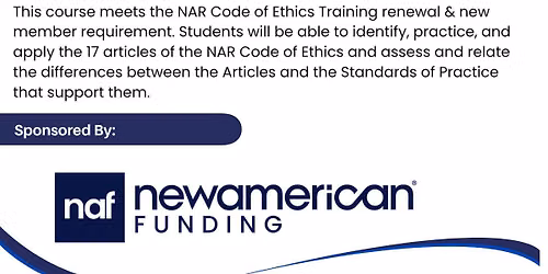 3 Hours CE: NAR Code of Ethcis