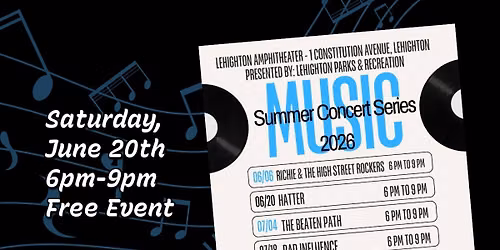 Hatter at Lehighton Summer Concert Series