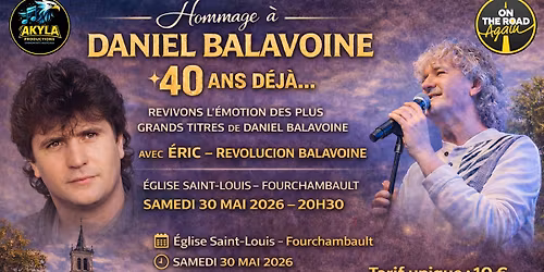 DANIEL BALAVOINE, 40 ans D\u00e9j\u00e0 ..... par Eric Sosie Vocal