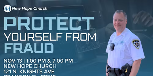 Protect Yourself from Scams & Fraud \u2014 1:00 PM - 2:15 PM