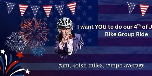 4th of July Road Bike Group Ride ♥️ 💙 🤍
