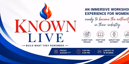 Known Live: Build What They Remember