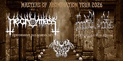 Necromass + Handful Of Hate + Vox Inferi @ Traffic Live; Roma.