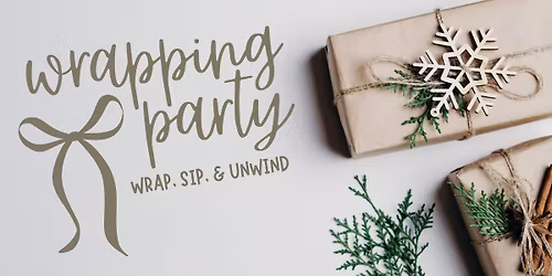 Gift Wrapping Party at Wild Sprouts