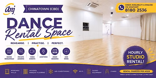 Private Dance Practise for 1-3 pax
