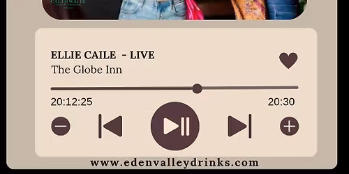 The Globe Inn presents, Ellie Caile Live
