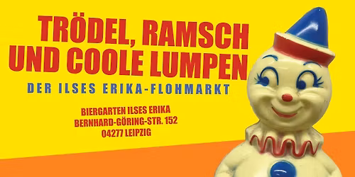 Flohmarkt im Biergarten des Ilses Erika