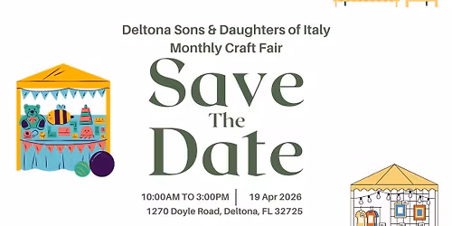 Deltona Sons and Daughters Monthly Craft Fair (Theme TBD)