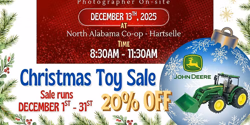 North Alabama Co-op: Meet & Greet with Santa