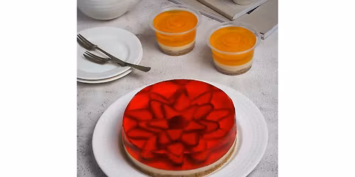 Fruity Marshmallow Jello Cake 