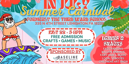 Christmas In July Kids Carnival Night