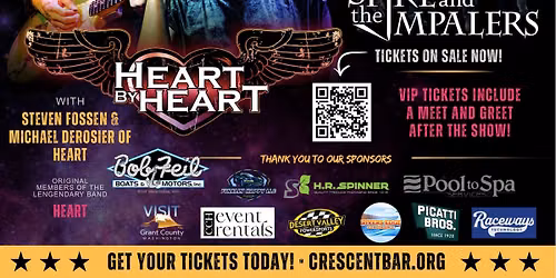 GCBA and Crescent Bar Excursions presents: Heart By Heart Sept 6th