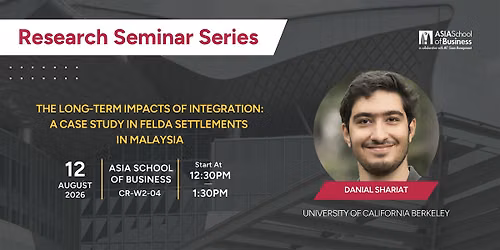 Research Seminar Series: Danial Shariat
