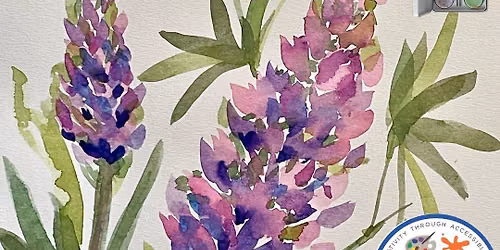 Watercolor Workshop: Lupine! $42