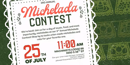 3rd Annual Michelada Contest