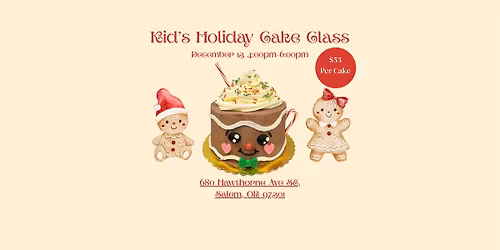Sweetly Baked-Kids Cake Class