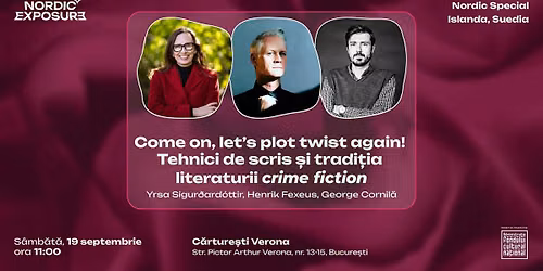 Come on, let\u2019s plot twist again! \u2013 Tehnici de scris \u0219i tradi\u021bia literaturii crime fiction