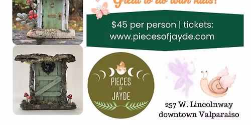 Make a SOLD OUT Fairy Door with Tracy at Pieces of Jayde