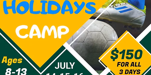 CB23 Football academy July School holidays camp