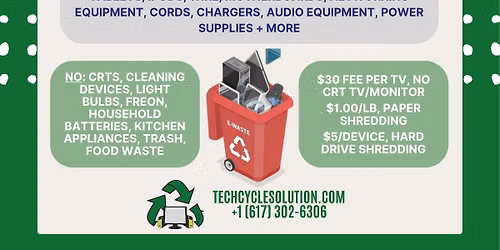 Community E-Waste Recycling & Data Destruction