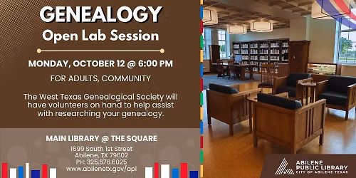 Genealogy Open Lab (Main Library)