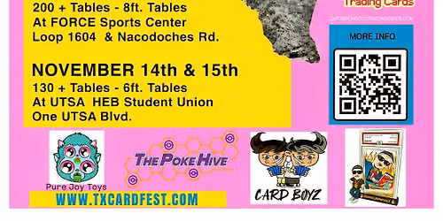 TX Card Fest -  A Premier Sport, Pokemon and TCG Card Show San Antonio,TX