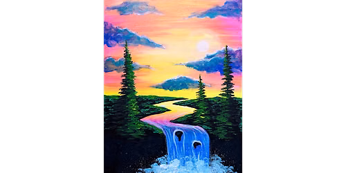Iridescent Falls - Paint and Sip in Norfolk | Classpop!\u2122