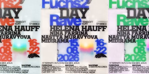 F2 DAY RAVE: Helena Hauff \u2605 Nina Farrina \u2605 Nastya Muravyova \u2605 Midirama