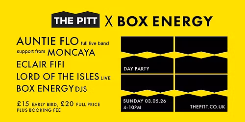 The Pitt & Box Energy Present: Auntie Flo Live