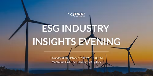ESG Industry Insights Evening