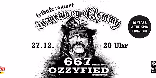 Tribute Concert - In Memory of Lemmy