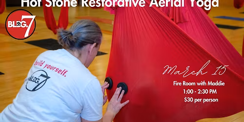 Hot Stone Restorative Aerial Yoga